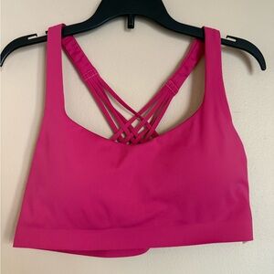 Lululemon Women’s Strappy Sports Bra - Hot Pink